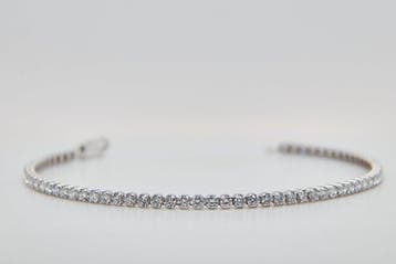 Zonder minimumprijs - Armband - 14 karaat Witgoud - 2.65ct., Nieuw
