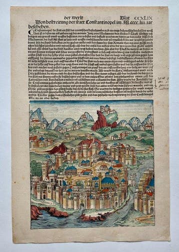Turkije - Constantinopel/ Istanboel; Hartmann Schedel/, Nieuw