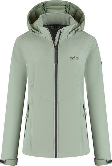 Kjelvik Outdoorjas Evi Groen - maat 40 (Jassen, Kleding), Verzenden, Nieuw