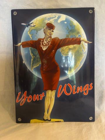 Emaille bord - your wings - Emaille bord - Emaille
