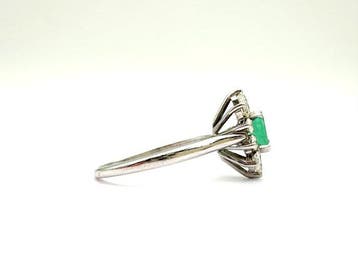 Zonder minimumprijs - Ring - 18 karaat Witgoud - 0.20ct. tw., Nieuw