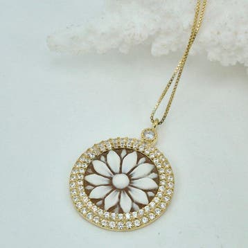 Argent, Plaqué or Camée - Camée gravé à la main, Bijoux, Sacs & Beauté