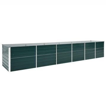 vidaXL Plantenbak verhoogd 480x80x77 cm gegalvaniseerd staal, Verzenden, Nieuw