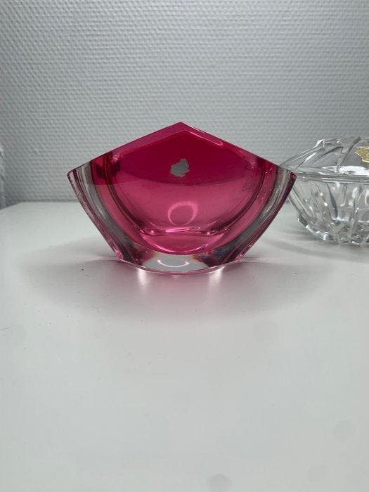 Val Saint Lambert - Cendrier (2) - Cristal, Antiquités & Art, Curiosités & Brocante