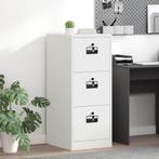 vidaXL Bestandkast met lade Wit 44 x 50 x 106.5 cm, Verzenden, Nieuw