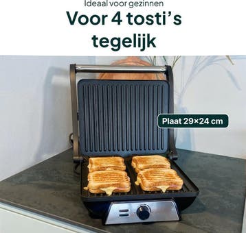 Tosti apparaat met Grillfunctie, Elektronische apparatuur, Verzenden, Zo goed als nieuw
