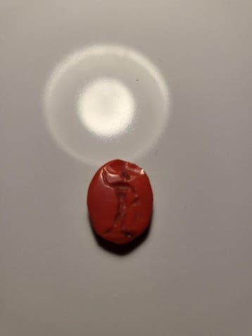 Oud-Romeins, Republiek Jasper Intaglio - 1.7 cm