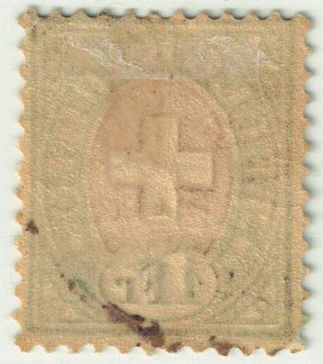 Zwitserland 1877 - Telegraafzegels, volledige serie van de