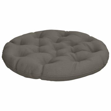 vidaXL Hangstoel Kussen VIANEN 100% Polyester Grijs Ø 80 x, Huis en Inrichting, Verzenden, Nieuw