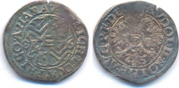 3 Kreuzer Woerth 1598 Hanau Lichtenberg: Philipp V, 1570-..., Verzenden, België