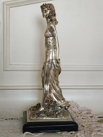 Sampaolo - Figure - Composite, Plaqué(e) argent