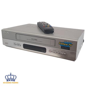 Philips VR550/02 | VHS Videorecorder | VHS Speler | Video, Verzenden, Gebruikt, VHS-speler of -recorder