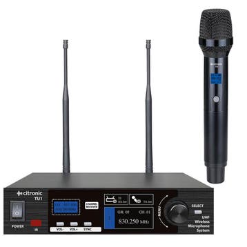 Citronic TU1-H Afstembaar UHF Draadloos Systeem , 1 Hand, Nieuw