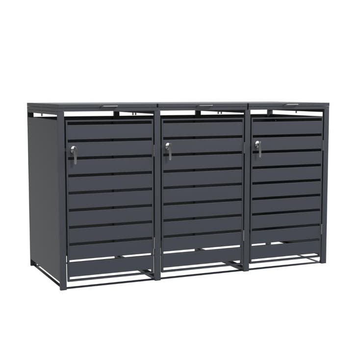 Containerberging staal 3 containers, Jardin & Terrasse, Stockage & Armoires de jardin, Envoi