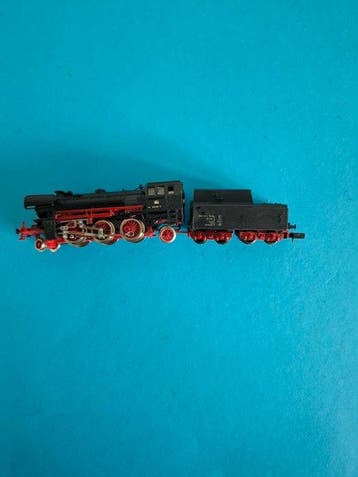 Fleischmann, Trix N - Modeltrein (4) - twee stoomloc`s - DB,, Hobby en Vrije tijd, Modeltreinen | N-Spoor, Nieuw