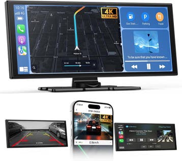 10,26 CarPlay Scherm 4K Dashcam | Retour deal 61% korting, Verzenden