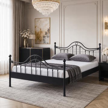Van Schaik Genova Metalen Bed - 160 x 220, Huis en Inrichting, Slaapkamer | Bedden, Nieuw
