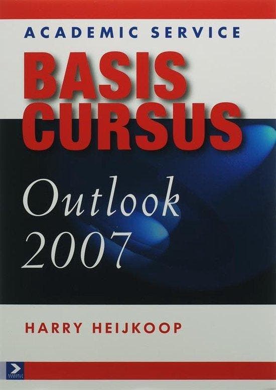 Basiscursus Outlook 2007 - Heijkoop, Livres, Livres d'étude & Cours, Envoi