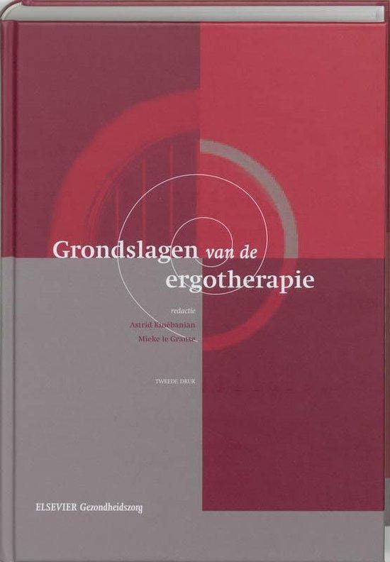 Grondslagen Van De Ergotherapie - Kinebanian, Boeken, Gezondheid, Dieet en Voeding, Verzenden