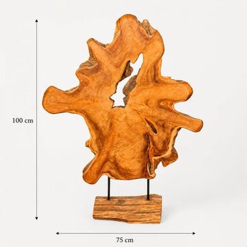 Teaktree botanically known as Tectona grandis. - sculptuur,