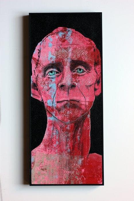 Aleix Albareda - Balandregen les cortines, Antiek en Kunst, Kunst | Schilderijen | Modern
