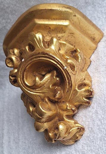 Wandtafel - Wandconsole - Gips - A gilded wall console