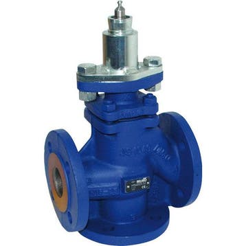 Belimo 3-Weg Klepafsluiter Flens DN100 Kvs100 Gietijzer PTFE, Verzenden