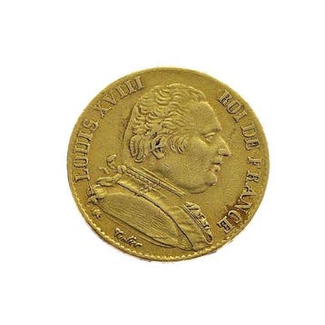 Frankrijk. Louis XVIII. 20 Francs 1815-L, Bayonne