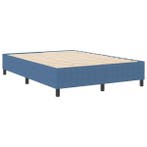 Boxspring Blauw 140x200 | Retour Deal | Tof Koopje!, Huis en Inrichting, Slaapkamer | Bedden, Simplistisch, Overige maten, Stof