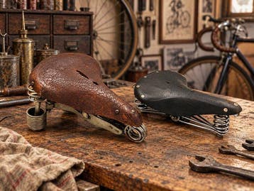 Authentieke Lepper en Brooks zadels - Selle - 1935