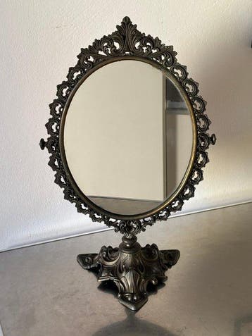 Large Italian Rococo Revival Adjustable Vanity Mirror – 50