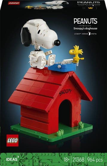 LEGO Ideas - Peanuts: Snoopys Doghouse - 21368, Verzenden, Nieuw