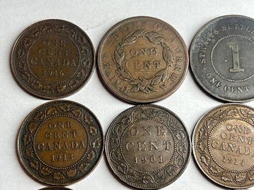 Canada, États-Unis, Australie, Newfoundland. One Cent