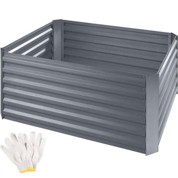 tectake Hoge plantenbak Salvia 600l verzinkt 120x90x57cm - z, Verzenden, Nieuw