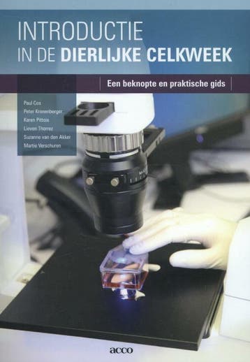 Introductie in de dierlijke celkweek 9789462920866 Paul Cos, Boeken, Verzenden, Gelezen, Paul Cos