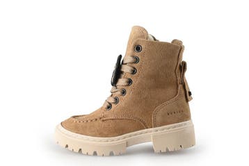 Nubikk Veterboots Meisjes in maat 24 Bruin, Kinderen en Baby's, Verzenden, Jongen of Meisje, Nubikk, Schoenen