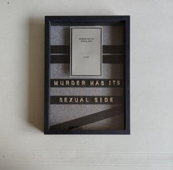 Jenny Holzer (1950) - MURDER HAS ITS SEXUAL SIDE