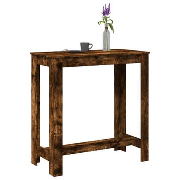 vidaXL Bartafel 102x50x103,5 cm bewerkt hout gerookt, Verzenden, Nieuw
