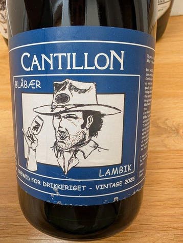 Cantillon - Blåbær Lambik Vintage 2025, Antidoot Aether Kina, Nieuw