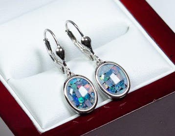 Zonder minimumprijs - 2-delige sieradenset - 925 zilver -, Handtassen en Accessoires