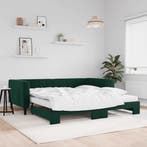 vidaXL Slaapbank onderschuifbed matrassen 100x200cm, Huis en Inrichting, Slaapkamer | Bedden, Verzenden, Nieuw