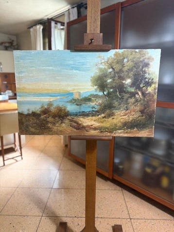 Henry Markó (1855-1921), Attrib. - Riviera Ligure