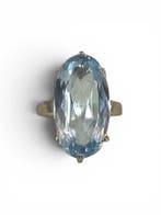 Bague - 18 carats Or blanc Aigue-marine, Bijoux, Sacs & Beauté