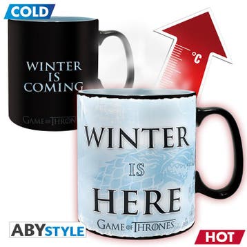 Game of Thrones Winter is Here Heat Change Mok, Collections, Ophalen of Verzenden