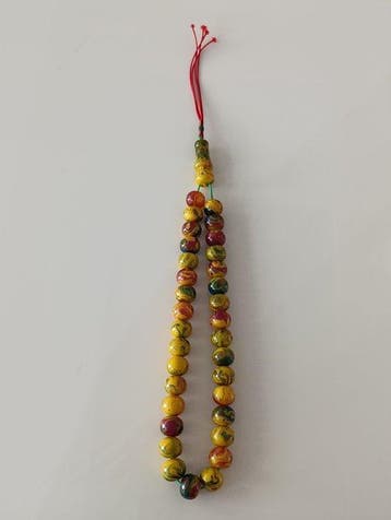 Chapelet - Ambre - 1970-1980 - Chapelet de perles de prière