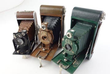 Kodak Rainbow grün und braun + Welta - 3x Lot (jx042)