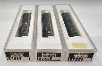 Märklin Z - 8753 / 8754 / 8755 - Ensemble de wagons de, Hobby & Loisirs créatifs