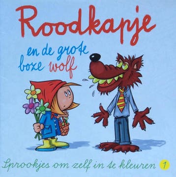 Sprookjes om zelf in te kleuren 1: Roodkapje en de grote, Verzenden, Sjoerd Kaandorp
