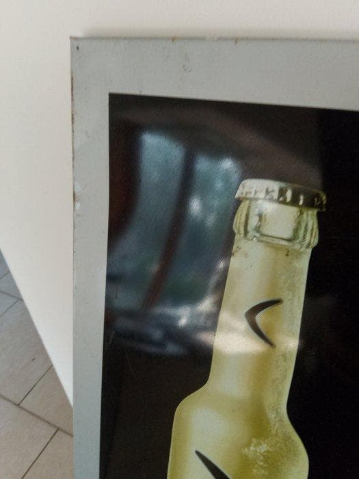 Bière boomerang - Reclamebord - Metaal, Antiek en Kunst, Antiek | Wandborden en Tegels