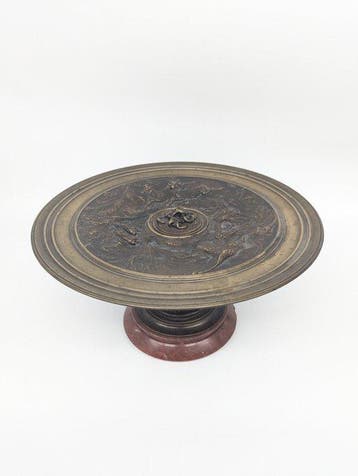 Jules Moigniez (1838-1894) - sculptuur, Tazza - 16 cm -